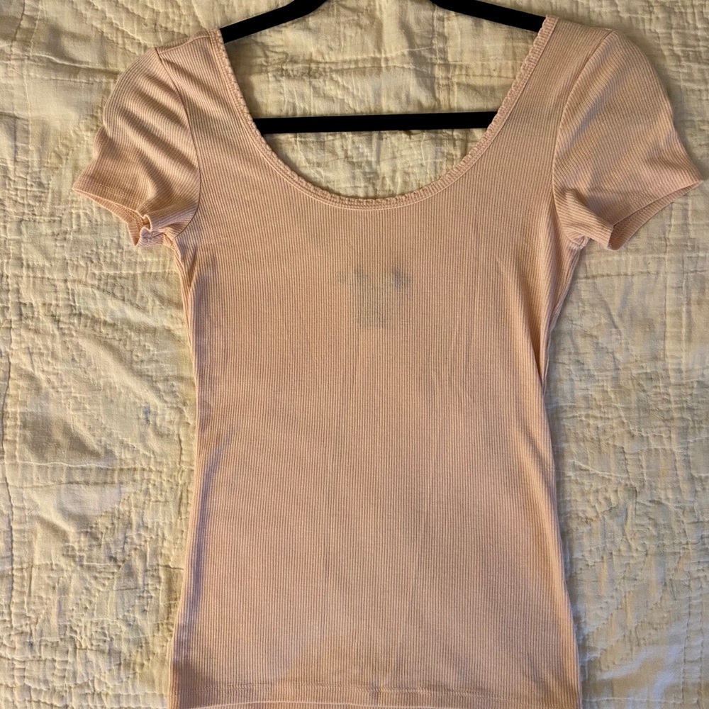 Never worn! Scooped back tshirt